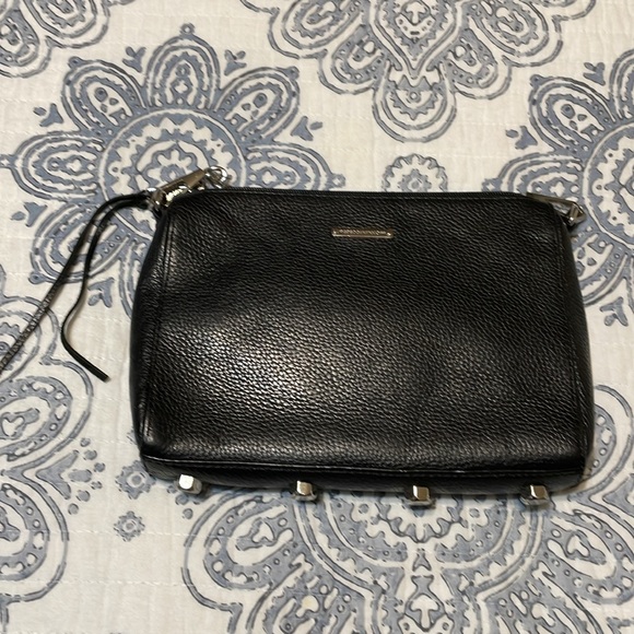 📚PRICE DROPPED Rebecca Minkoff Black Mini Bag EUC - Picture 2 of 4